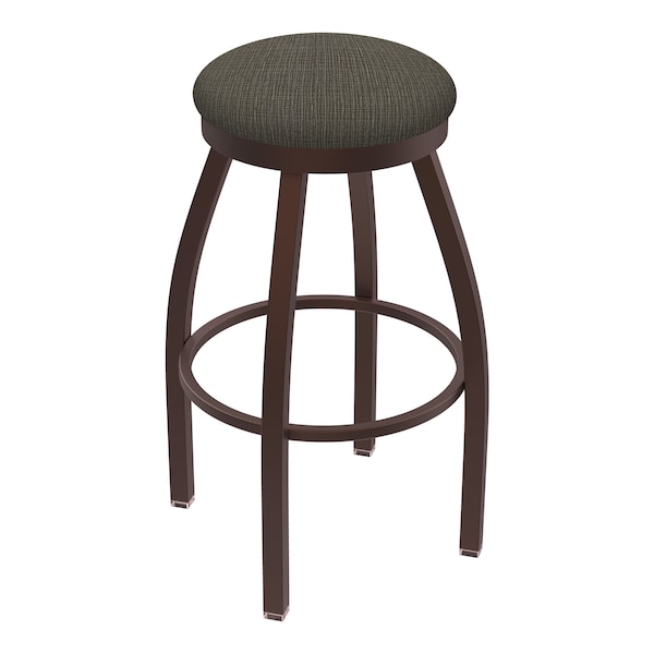25" Swivel Counter Stool, Bronze Finish, Graph Chalice Seat